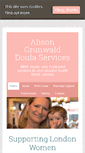 Mobile Screenshot of alisongrunwald.co.uk